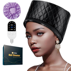 Orjiadian gorro térmico para pelo natural, cuidado profundo.