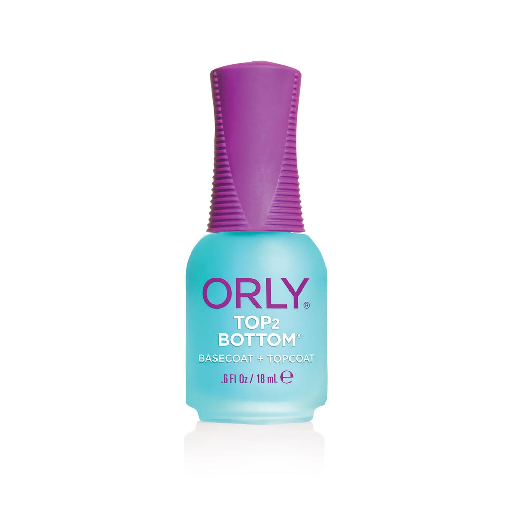 Orly capa base y superior con brillo para uñas radiantes.