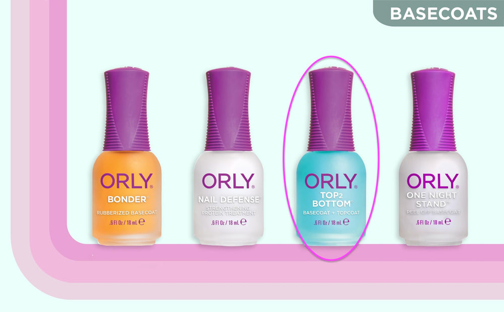Orly acabado brillante que realza cualquier tono de esmalte.