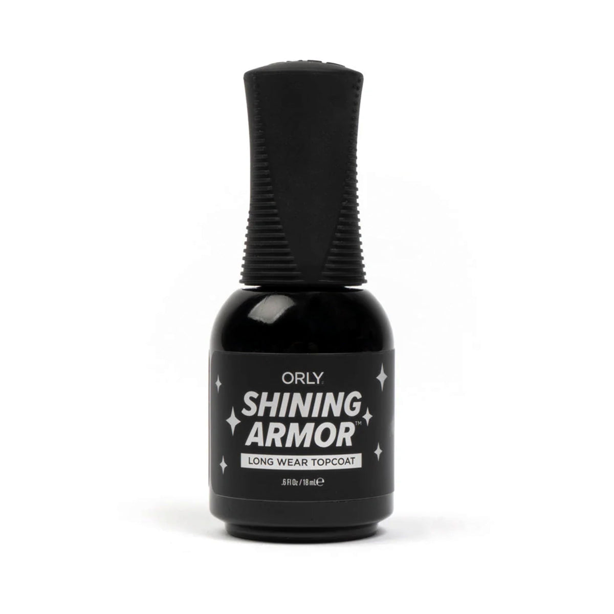 Orly Shining Armor, botella frontal, brillo duradero para manicura.