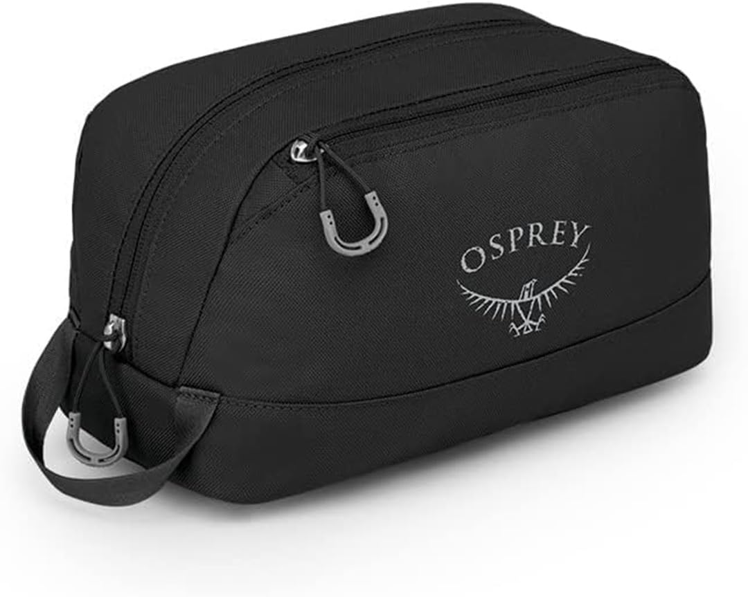 Osprey Daylite bolsa de aseo negra, gran compartimento para organización de viaje