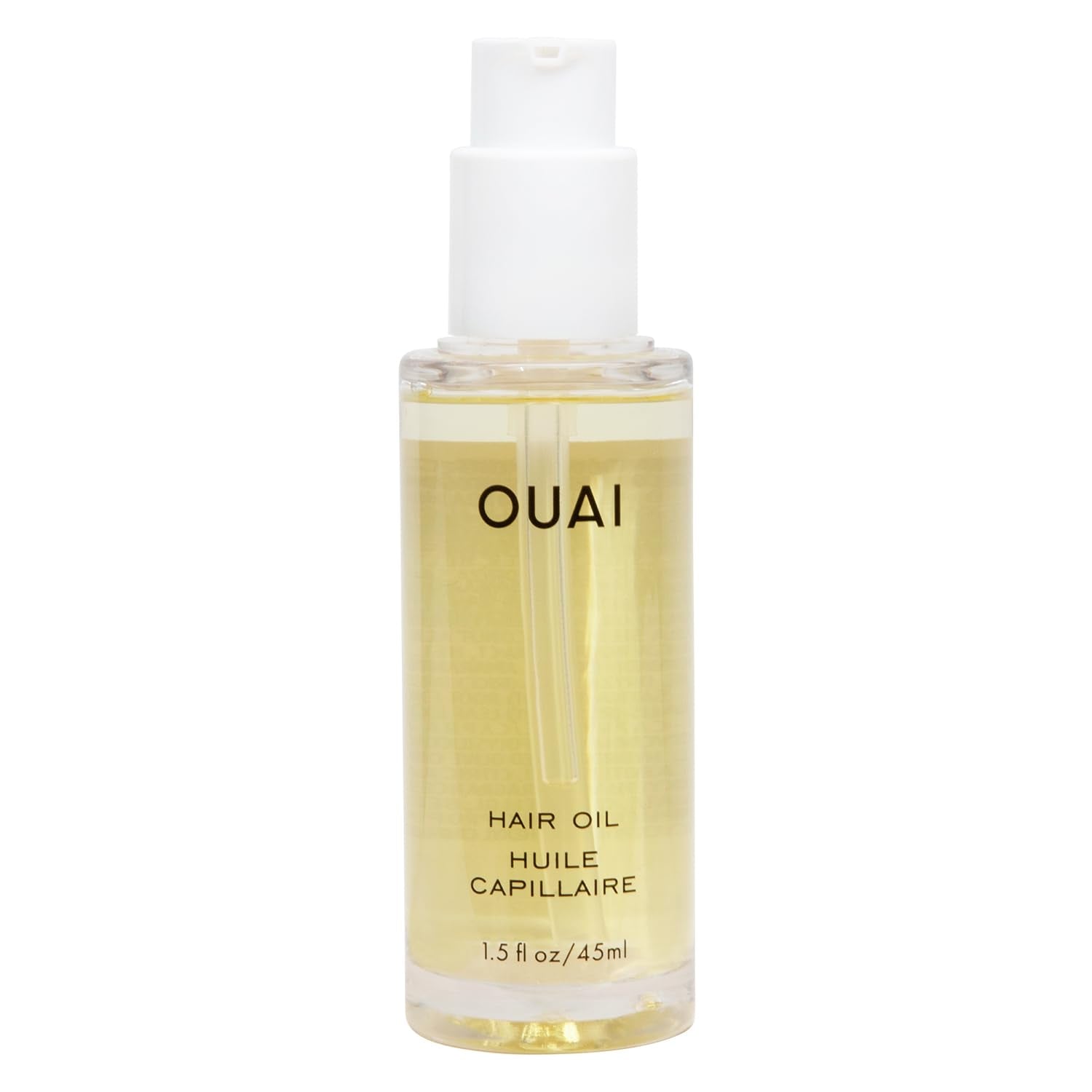 OUAI Aceite capilar: botella elegante para protección y brillo