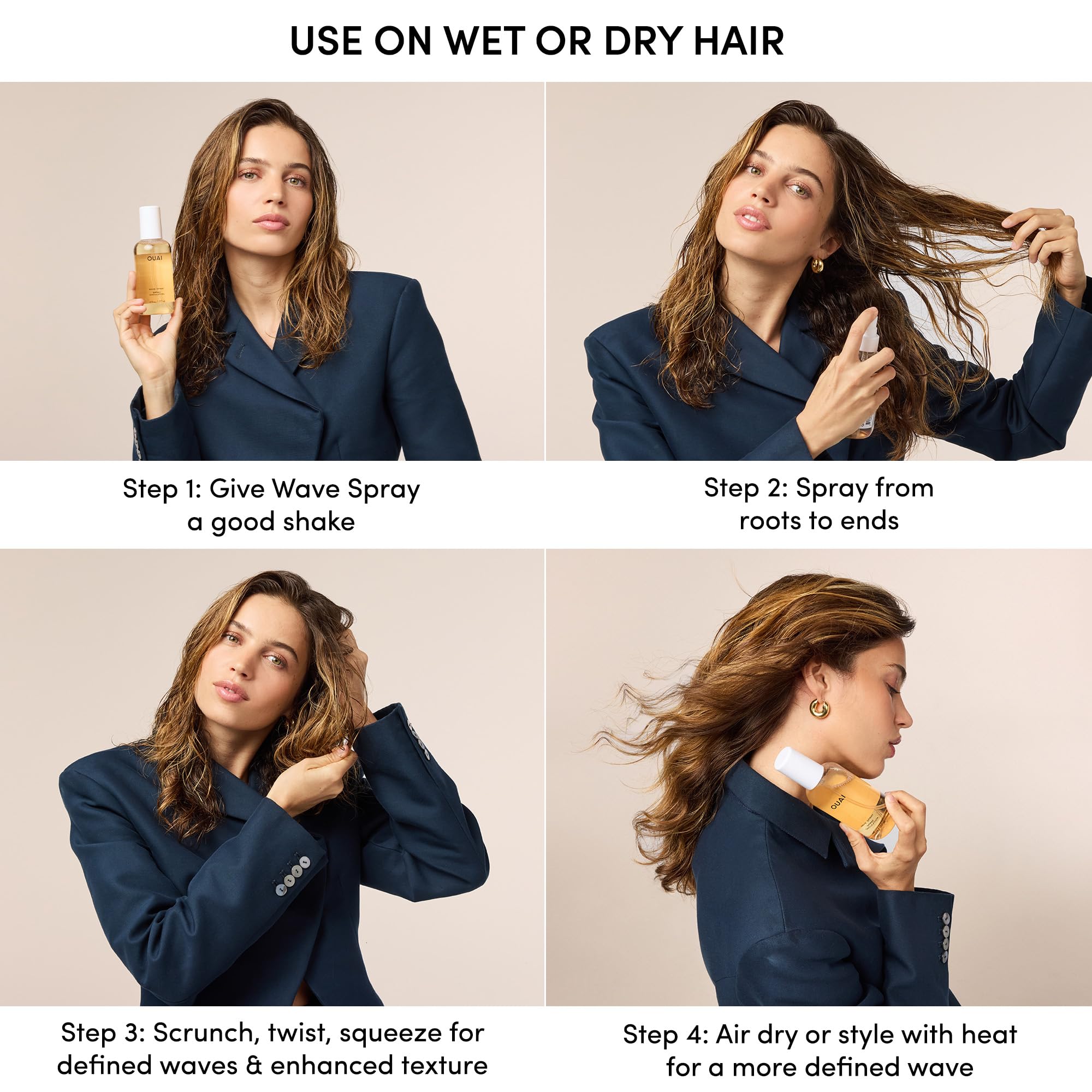 OUAI Wave Spray: ideal para rutina diaria y ahorro de tiempo