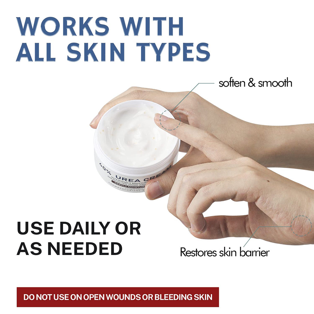 OUKEYA Urea Cream absorbs quickly, leaving a non-greasy feel