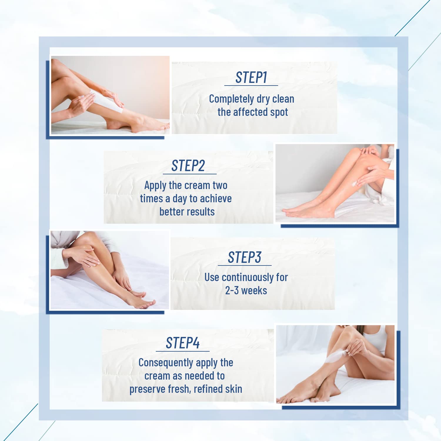 Hands receiving moisturizing OUKEYA Urea Cream after washing