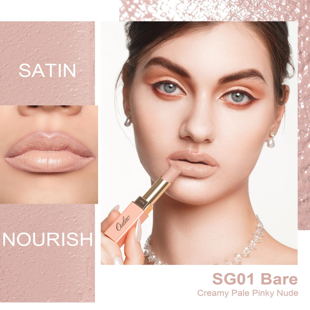 Oulac Labial Beige cubre totalmente en una pasada