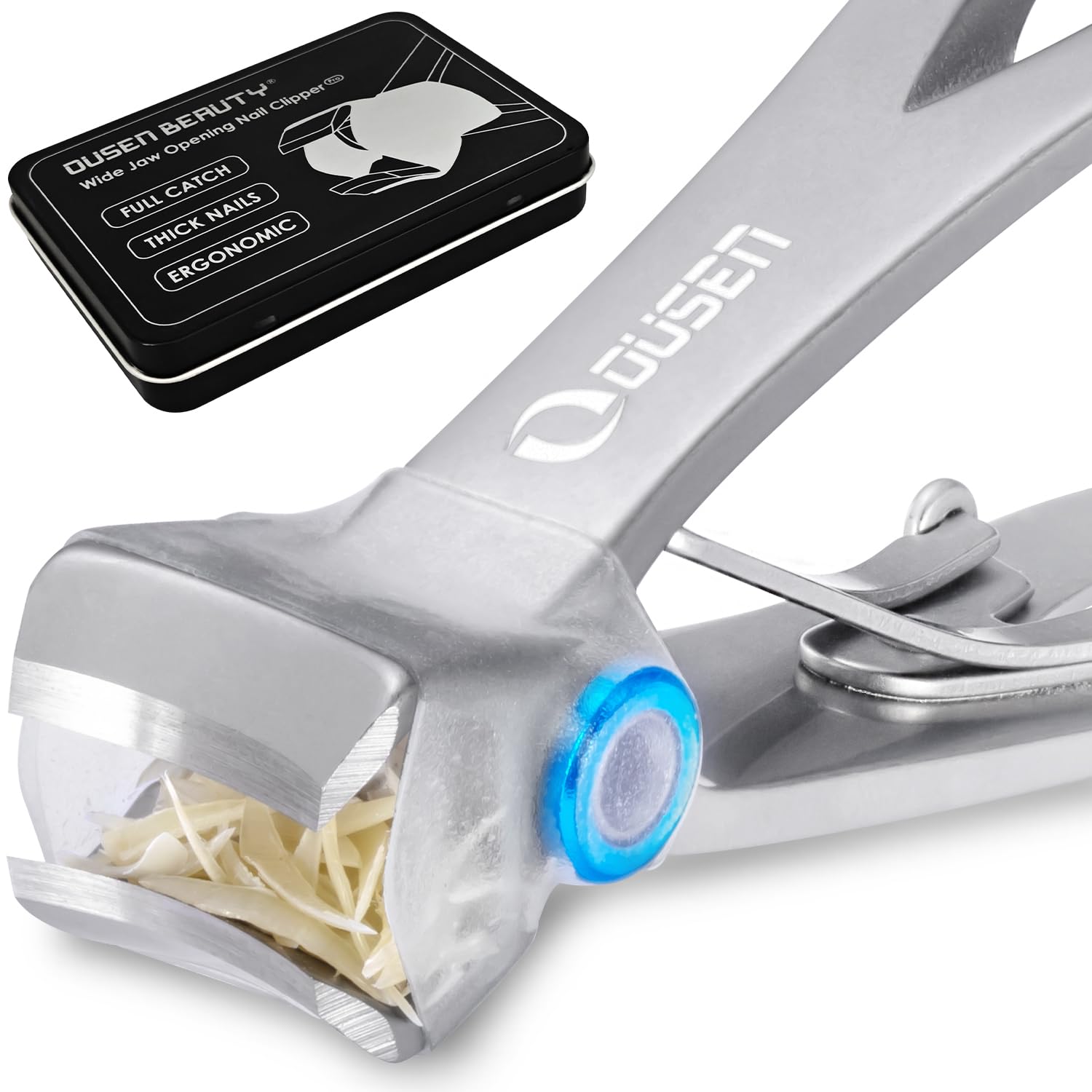 Ousen Beauty corta-unas con anti-salpicaduras para evitar salpicaduras.