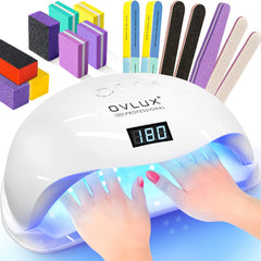 OVLux lámpara UV-LED 180W vista frontal para secado rápido de gel
