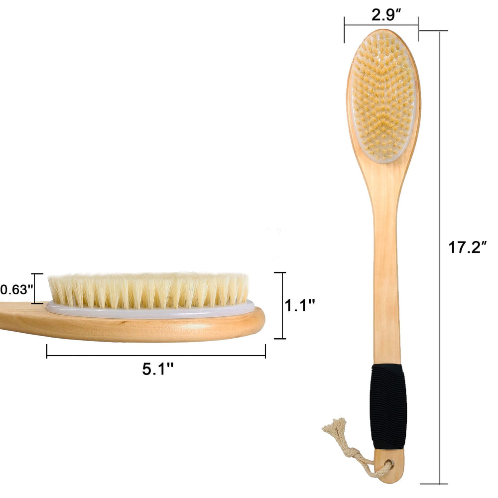 OWIIZI brosse exfoliante douce pour peau revitalisée