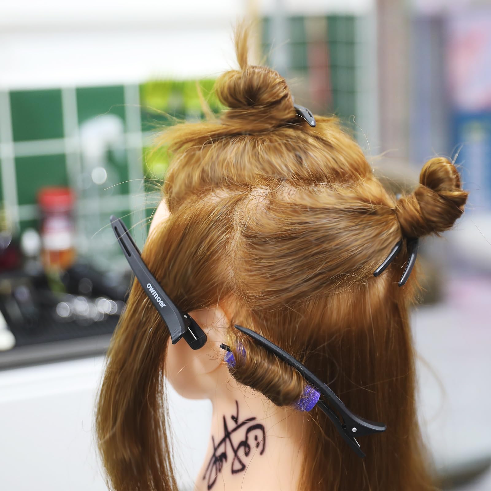Owmoer pinzas cabello con alta durabilidad para uso profesional