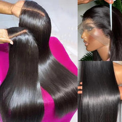 OWNROSE encaje frontal transparente 13x6 para peinado versátil