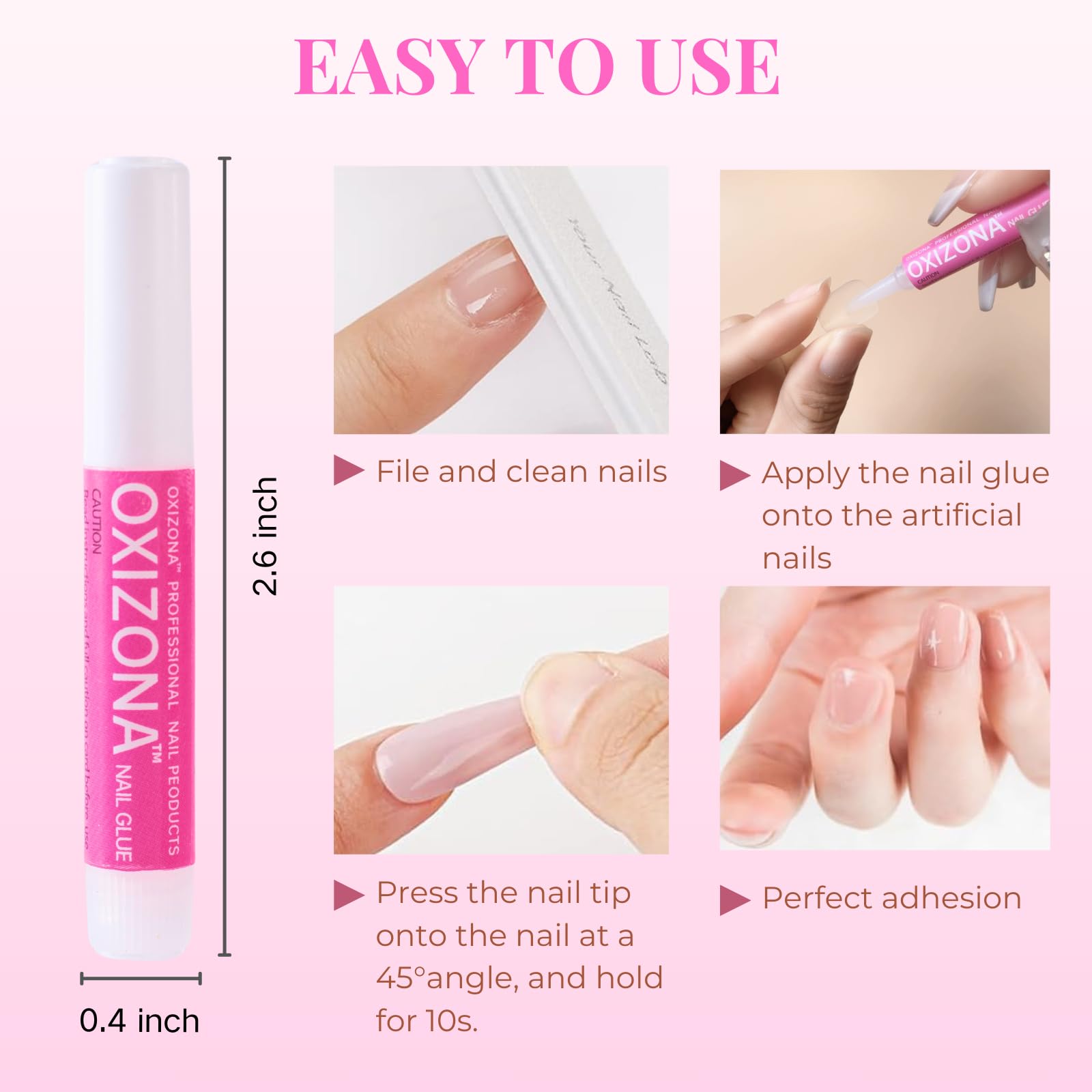 Oxizona: retirada fácil con acetona para proteger uñas naturales.
