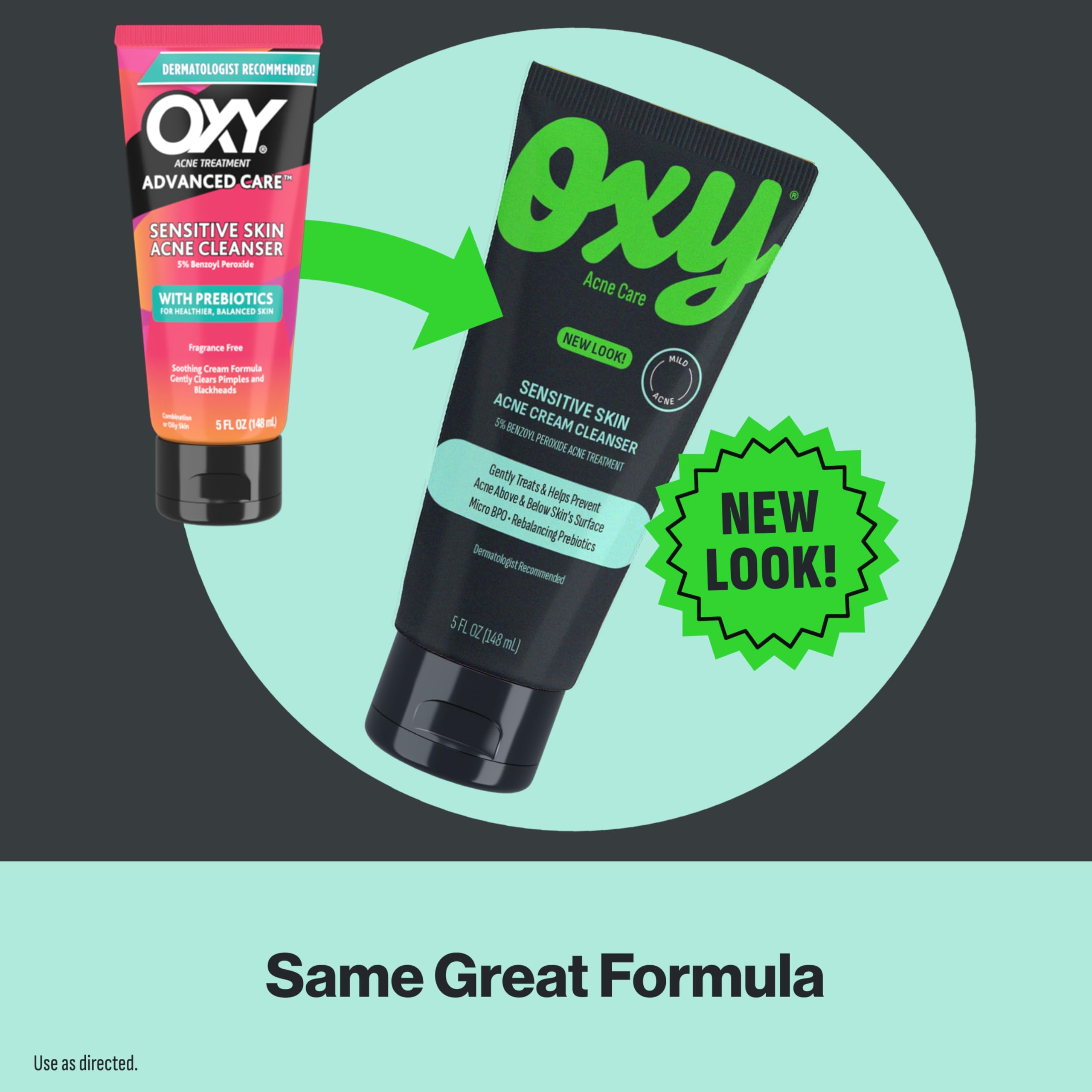 Oxy disco limpiador para espalda, limpieza profunda suave.