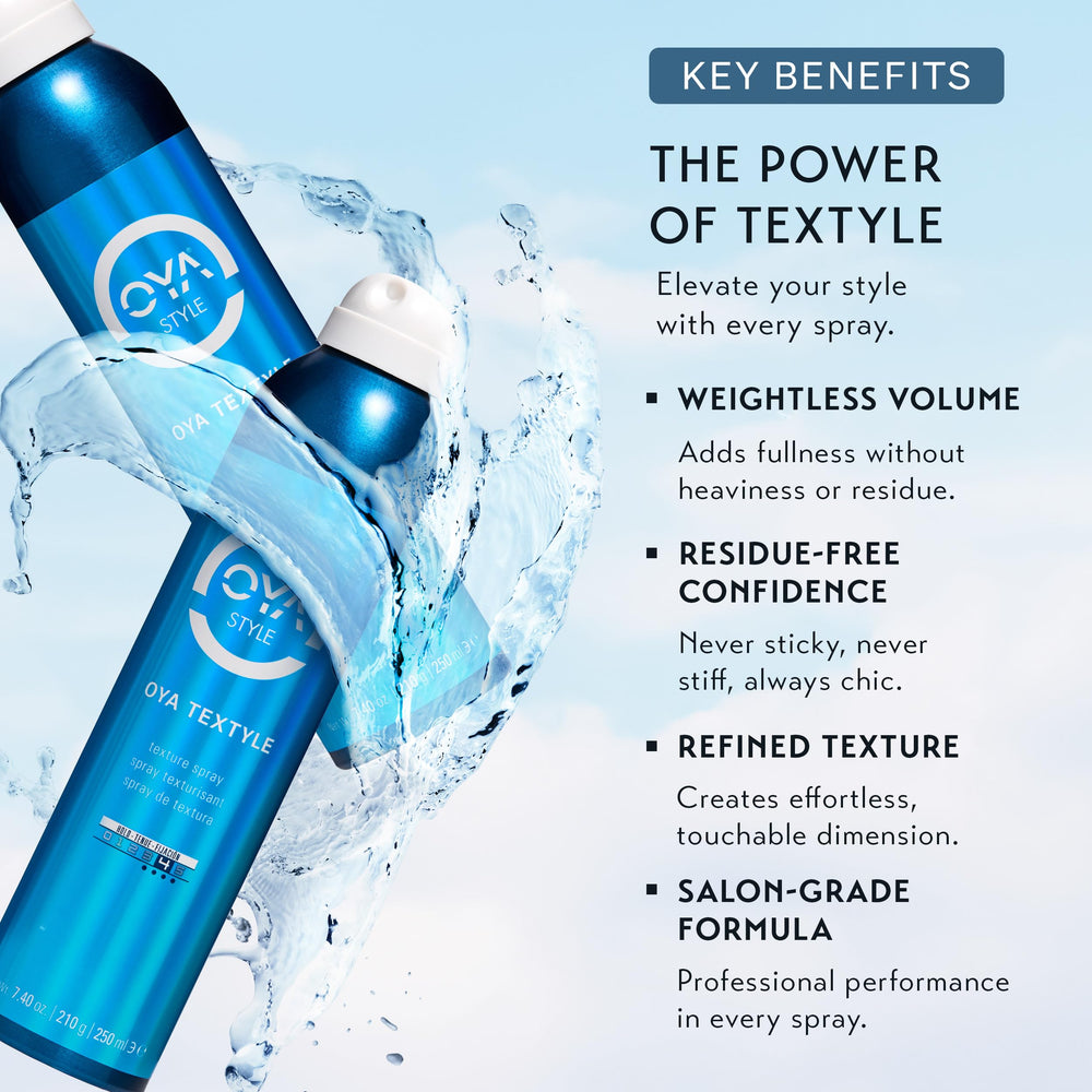 OYA TEXTYLE laca para cabello: resistencia a la humedad para peinados duraderos