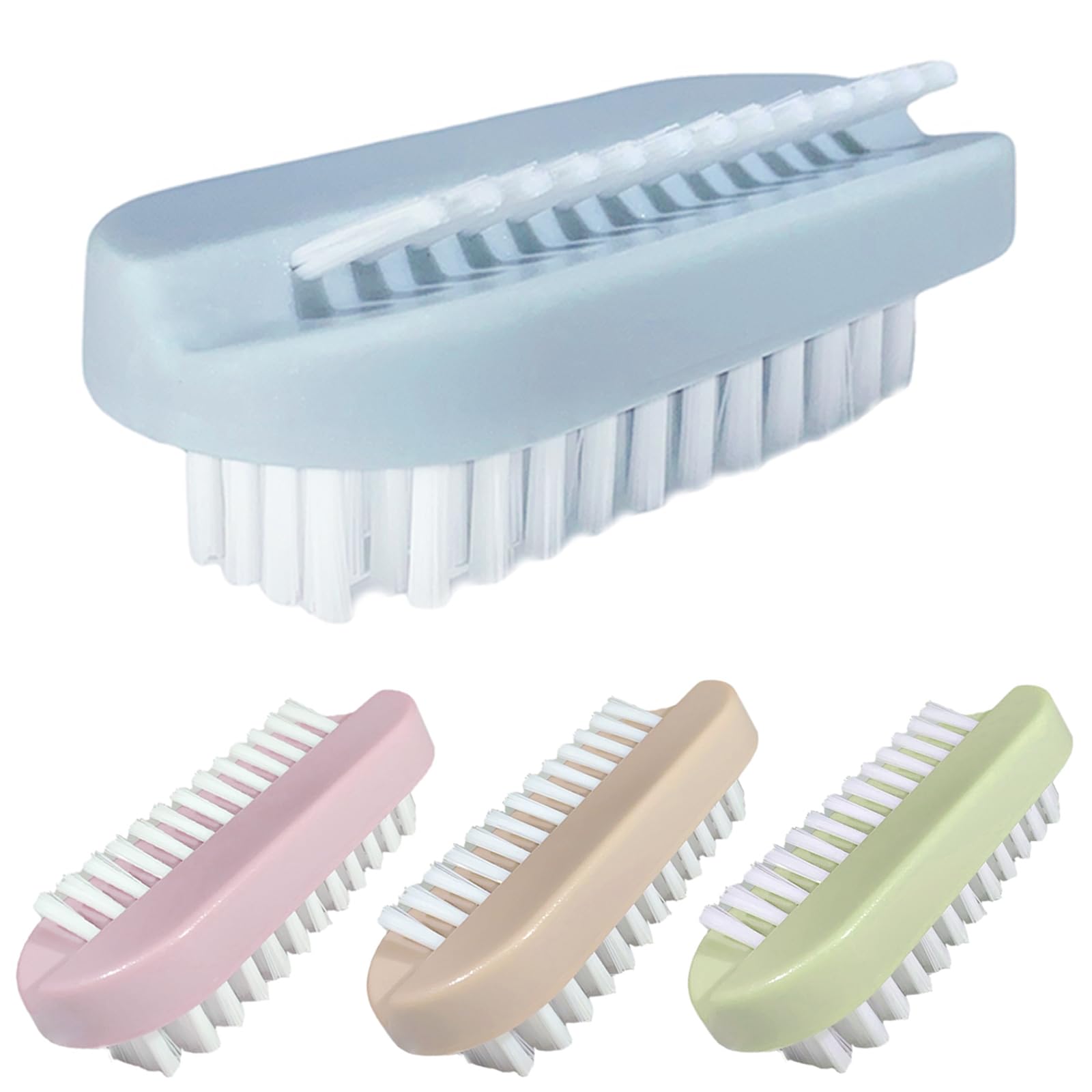 Cepillo de uñas OYEWALLS, doble cara para limpieza precisa.