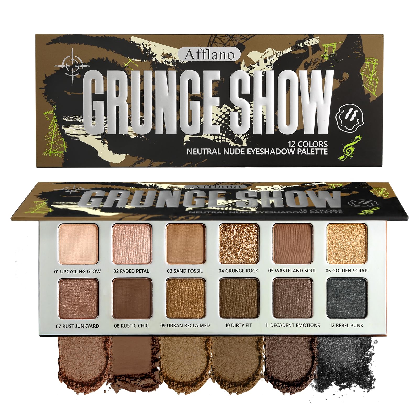 oygcee paleta taupe-mate para look diario suave y duradero