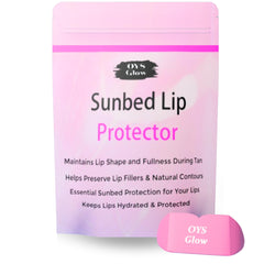 OYS GLOW cubre-labios para cabina de bronceado protegiendo los labios durante la sesión