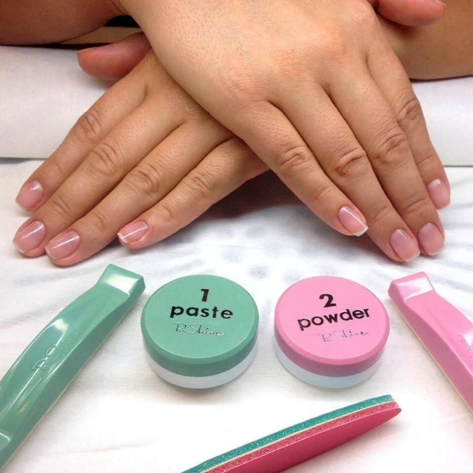 Envase del kit P-Shine para almacenamiento práctico