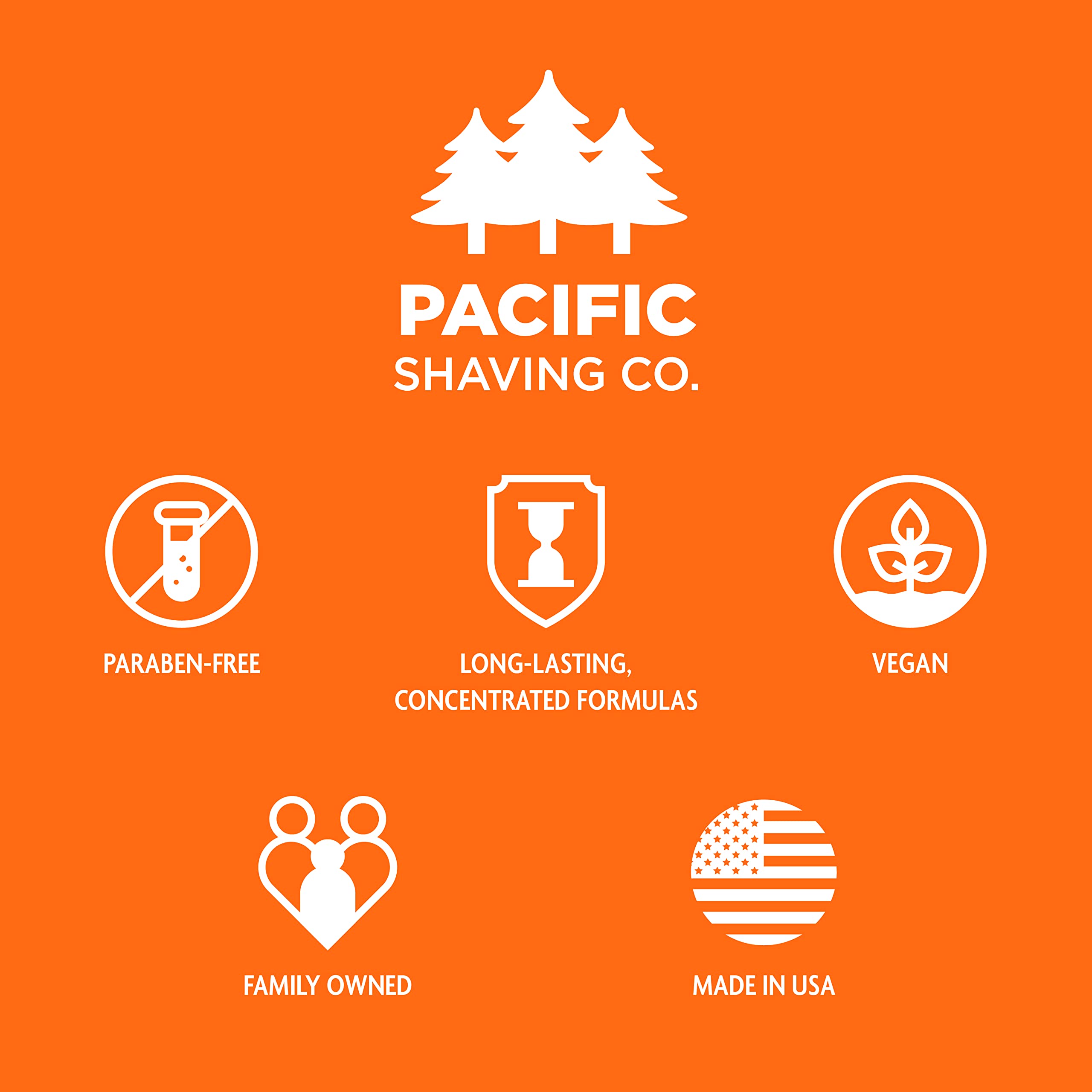 Pacific Shaving Company textura cremosa que se desliza sin irritar la piel