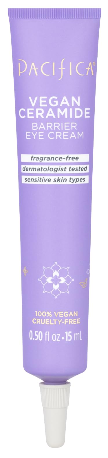 Pacifica crema-ojos-barrier-ceramidas-envase: hidratación suave para piel sensible.