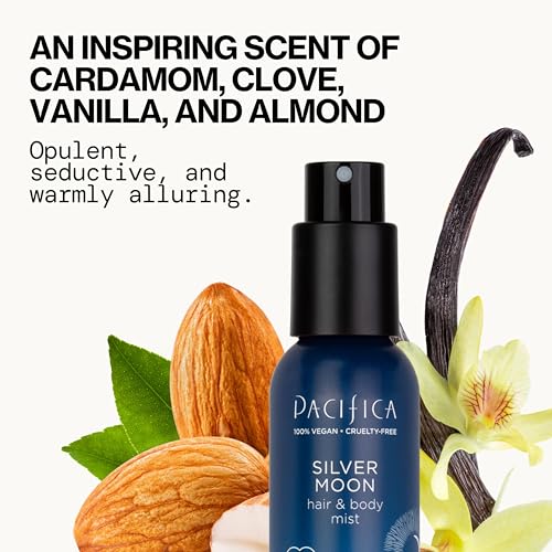 Pacifica Silver Moon spray application on skin for an everyday aroma lift