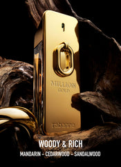 Paco Rabanne Million Gold Intense: caja de presentación para regalo premium.