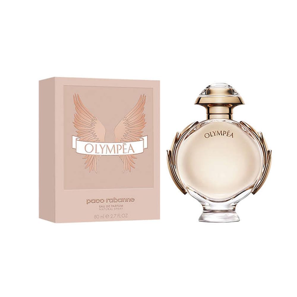 Paco Rabanne Olympéa frasco de perfume, ideal para ocasiones especiales.