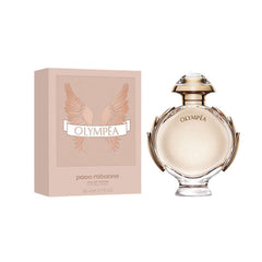 Paco Rabanne Olympéa frasco de perfume, ideal para ocasiones especiales.