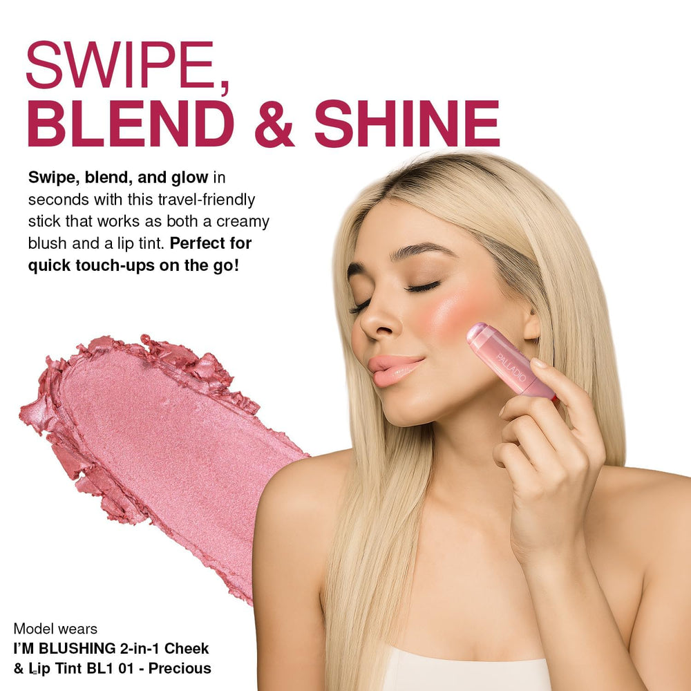Palladio I'm Blushing: brillo sutil para un acabado radiante