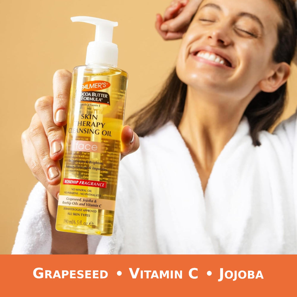 Palmer's aceite de rosa mosqueta aporta hidratación suave para la piel.