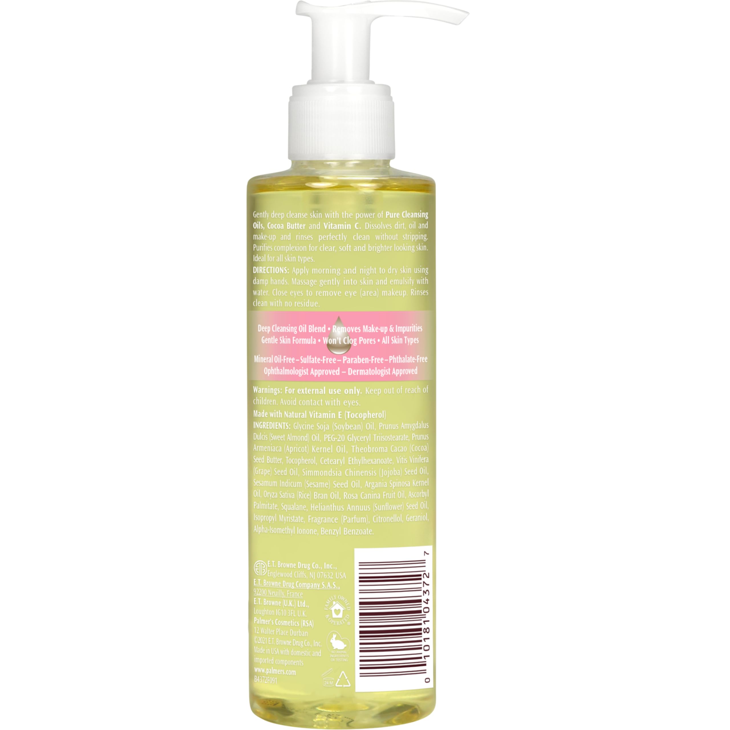 Palmer's envase sostenible cuida la piel y el planeta.