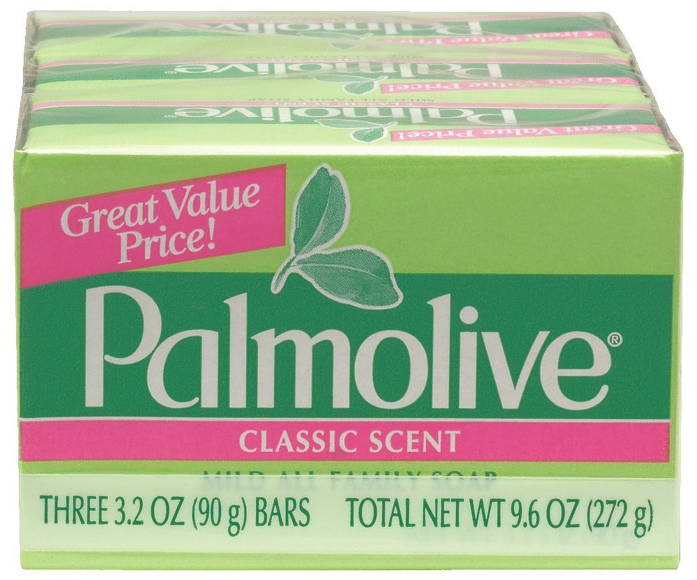 Jabón Palmolive en barra de 3.2 oz, suave para uso diario en familia