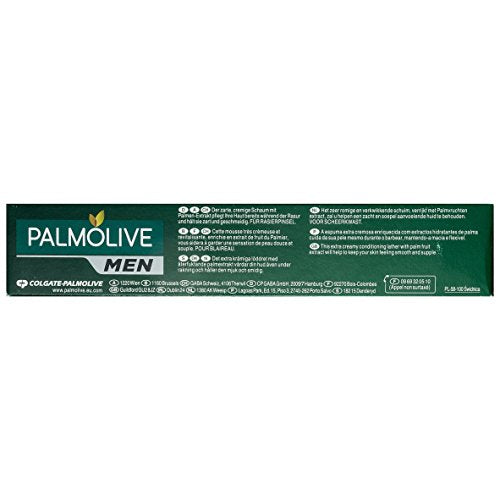 Espuma densa de Palmolive para Hombres facilita afeitado cómodo.