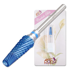 PANA 5-en-1 Pro taladro de uñas azul en frontal, precisión para manicuras.