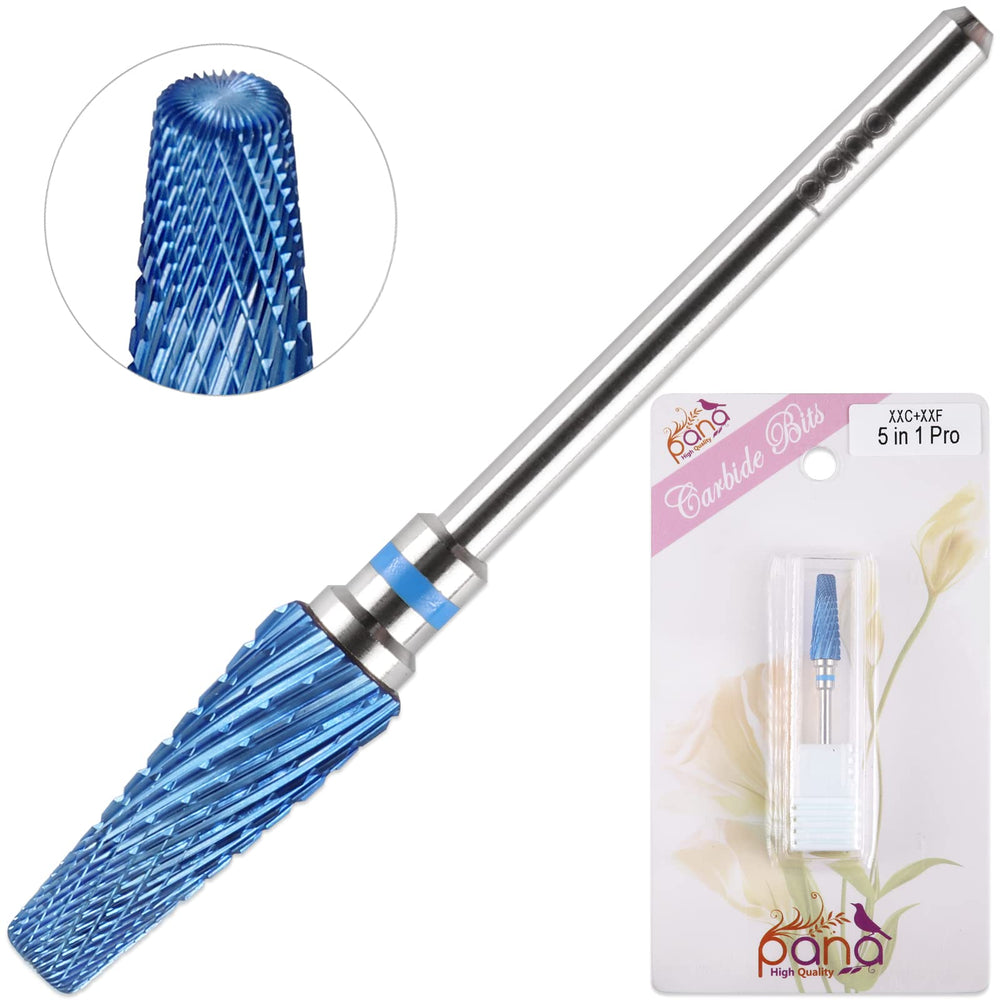 PANA 5-en-1 Pro taladro de uñas azul uso profesional, resultados confiables.