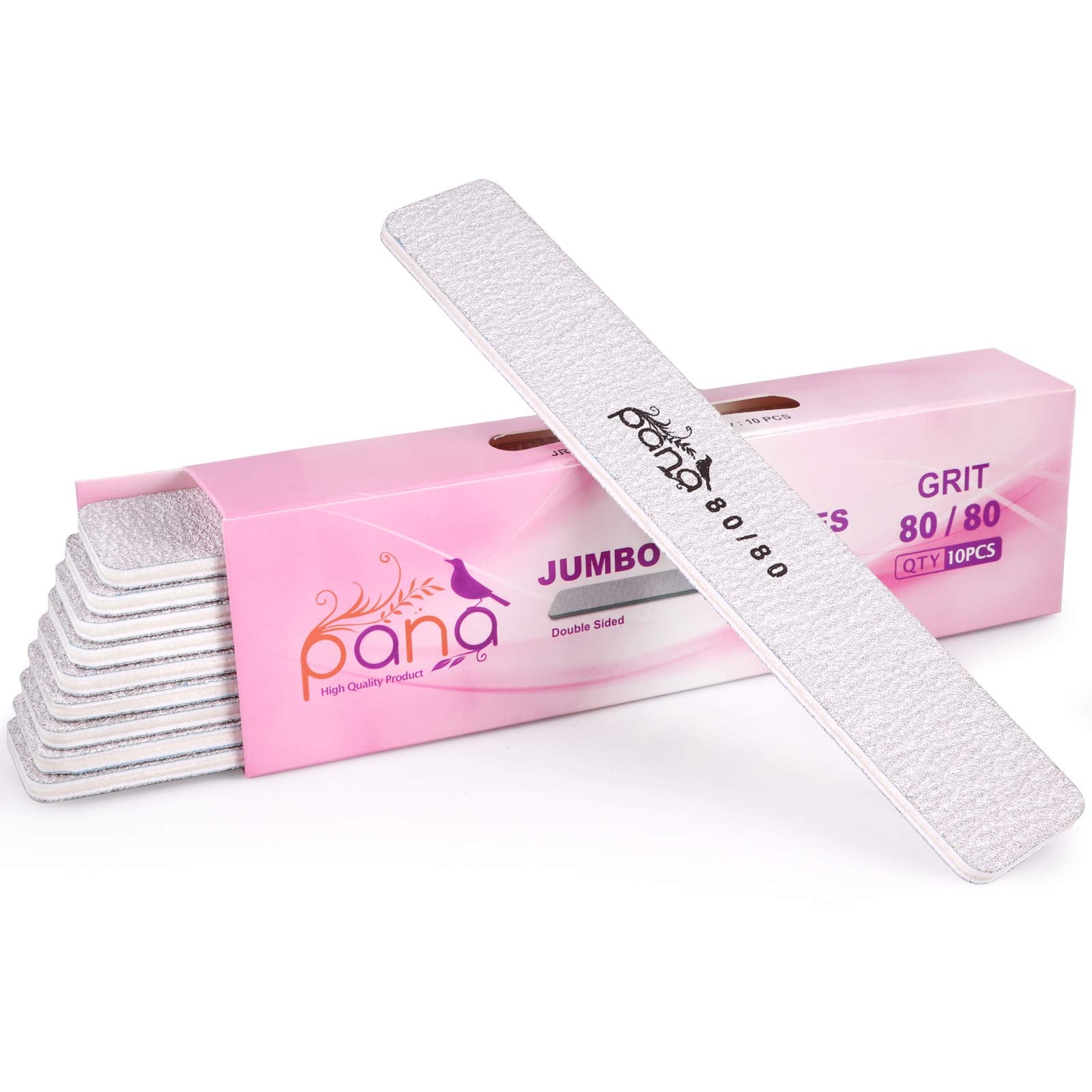 Lima emery doble cara PANA Zebra jumbo 80/80 para uñas con precisión