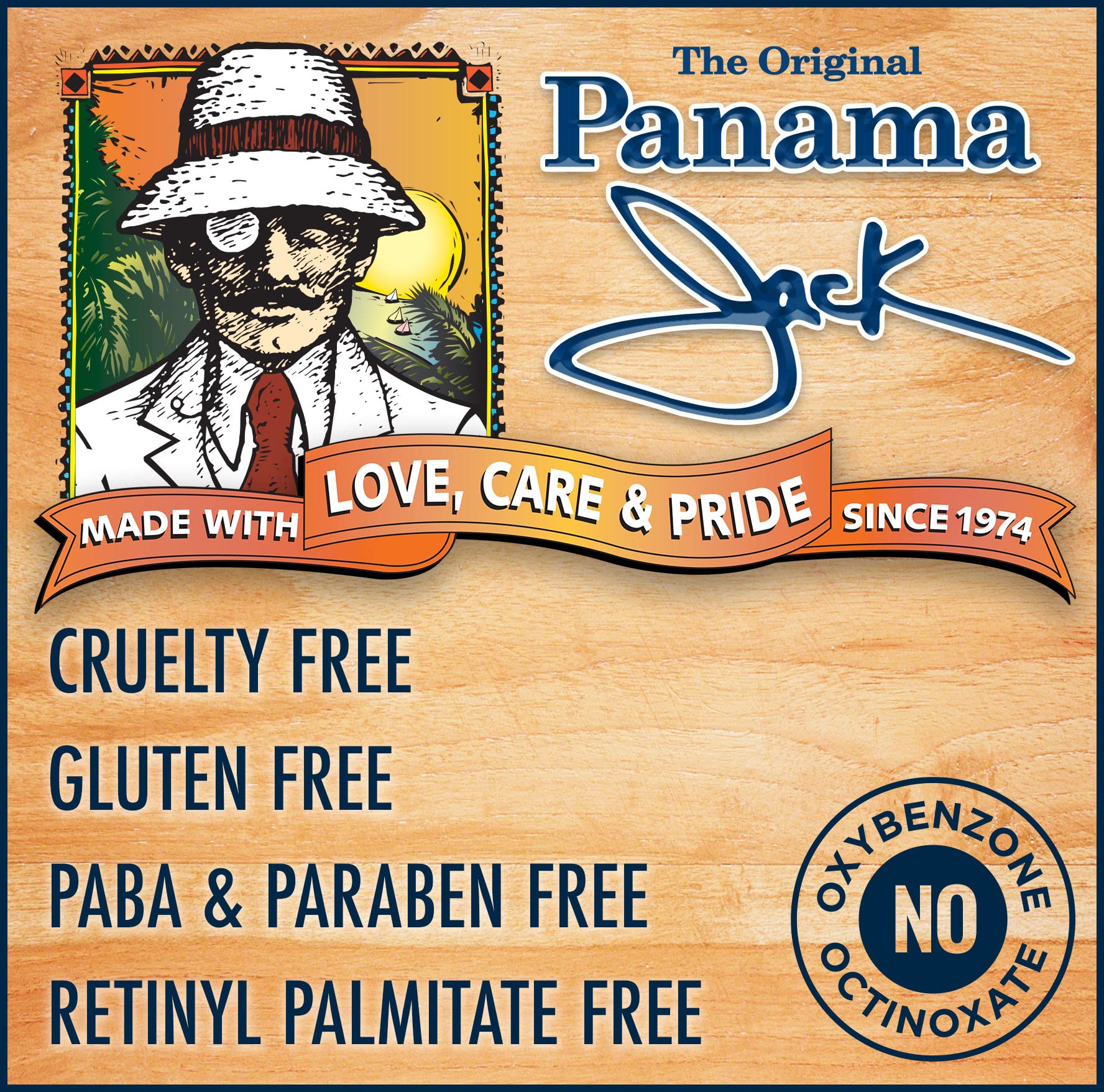 Panama Jack Sunscreen Tanning Lotion SPF 8 cream texture for smooth application
