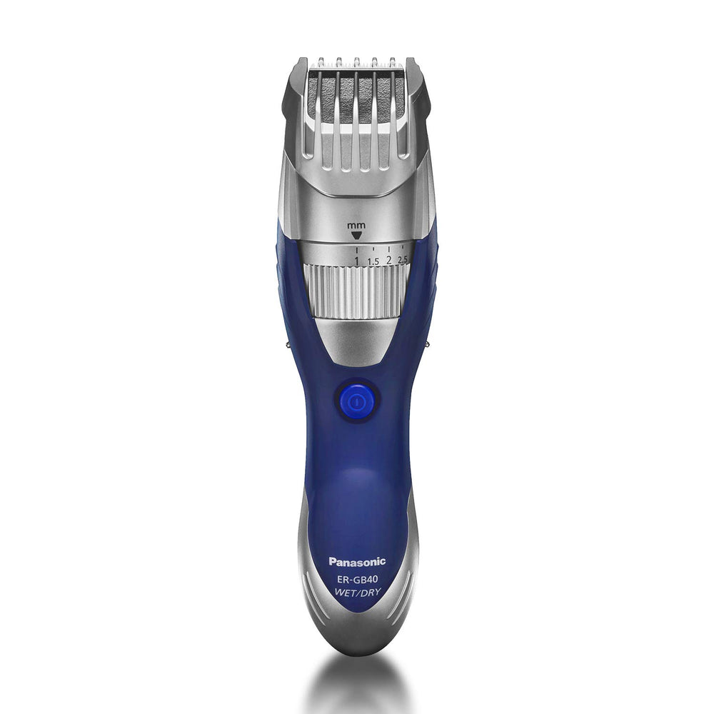 Panasonic ER-GB40-S con dial preciso para lograr longitudes uniformes en la barba.