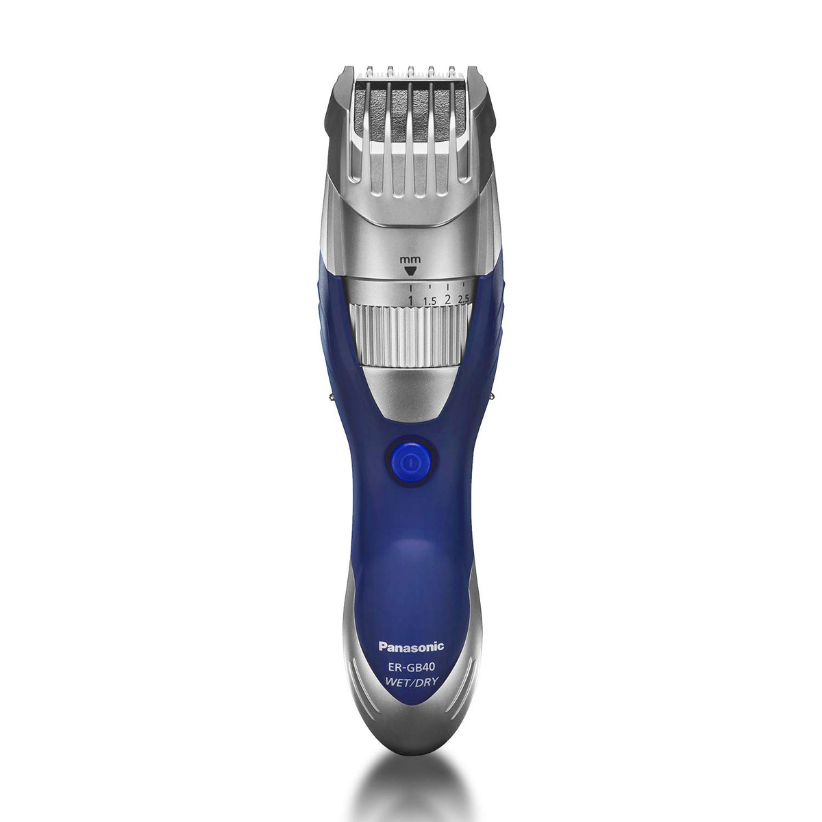 Panasonic ER-GB40-S con dial preciso para lograr longitudes uniformes en la barba.