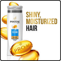 Pantene Pro-V Classic Clean, espuma crema visible, facilita lavado suave.