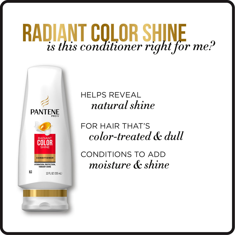Pantene Pro-V Radiant Color Shine, acabado suave y color vibrante tras el sistema completo.