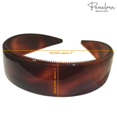 Diadema Parcelona estilo francés con bordes suaves para mayor comodidad.