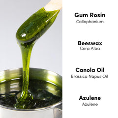 Parissa aceite Ultra Soothe post-cera calma y humecta.
