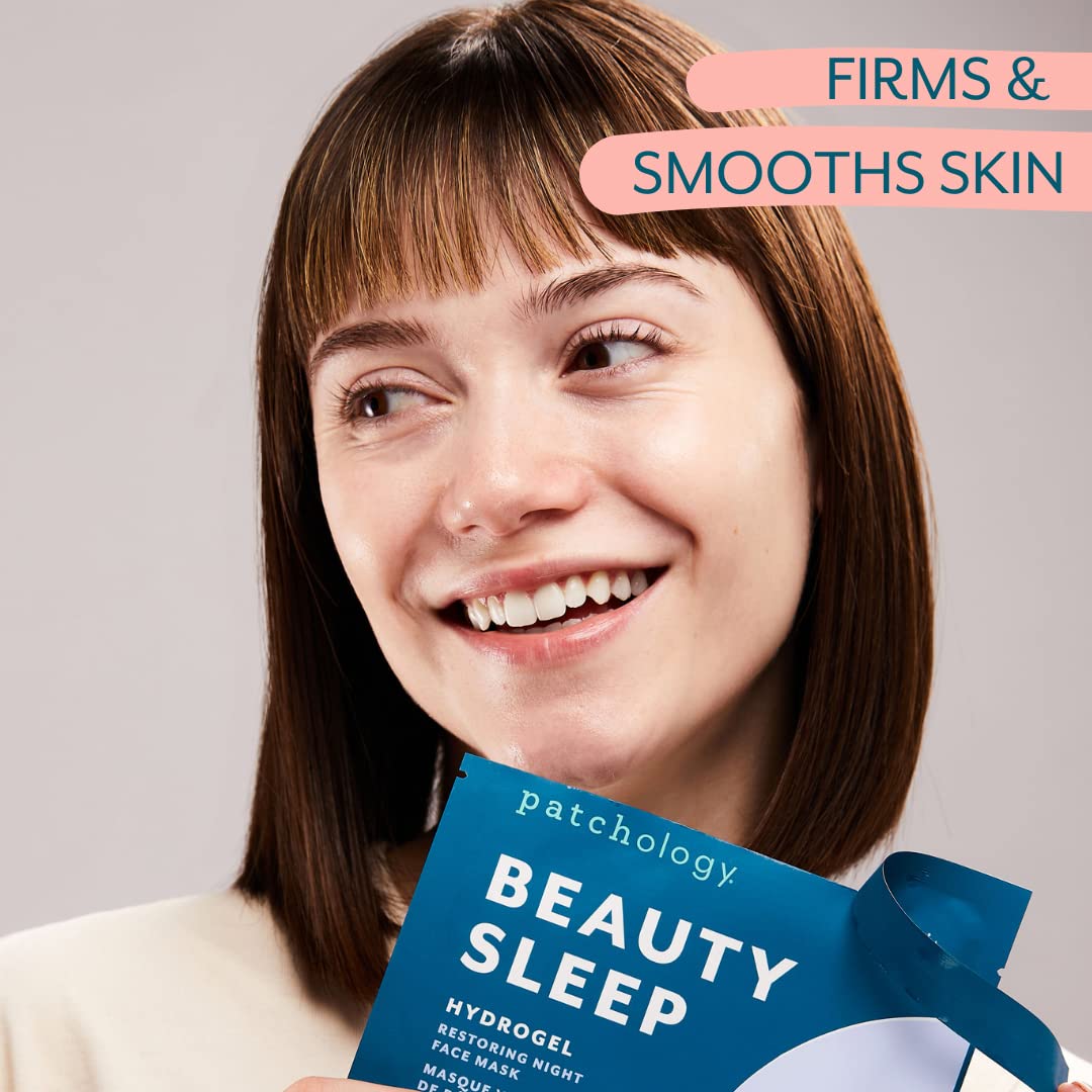 Patchology hidrogel máscara hidratación nocturna para despertar piel fresca