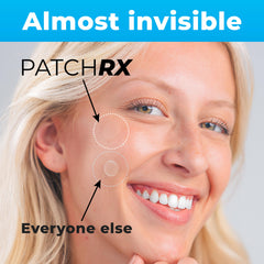 PatchRx parches hidrocoloides para cara y cuerpo absorben el exceso de grasa