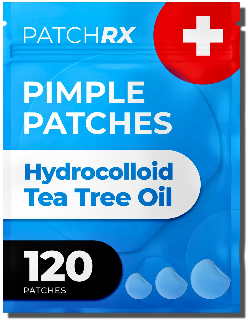 PatchRx parches hidrocoloides para granos en la frente protegen y limpian la zona