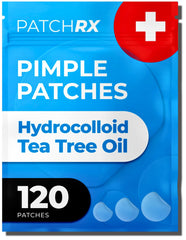 PatchRx parches hidrocoloides para granos en la frente protegen y limpian la zona