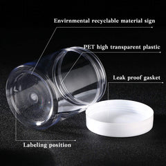 Patelai jarras plástico sello hermético: protección para tus cosméticos