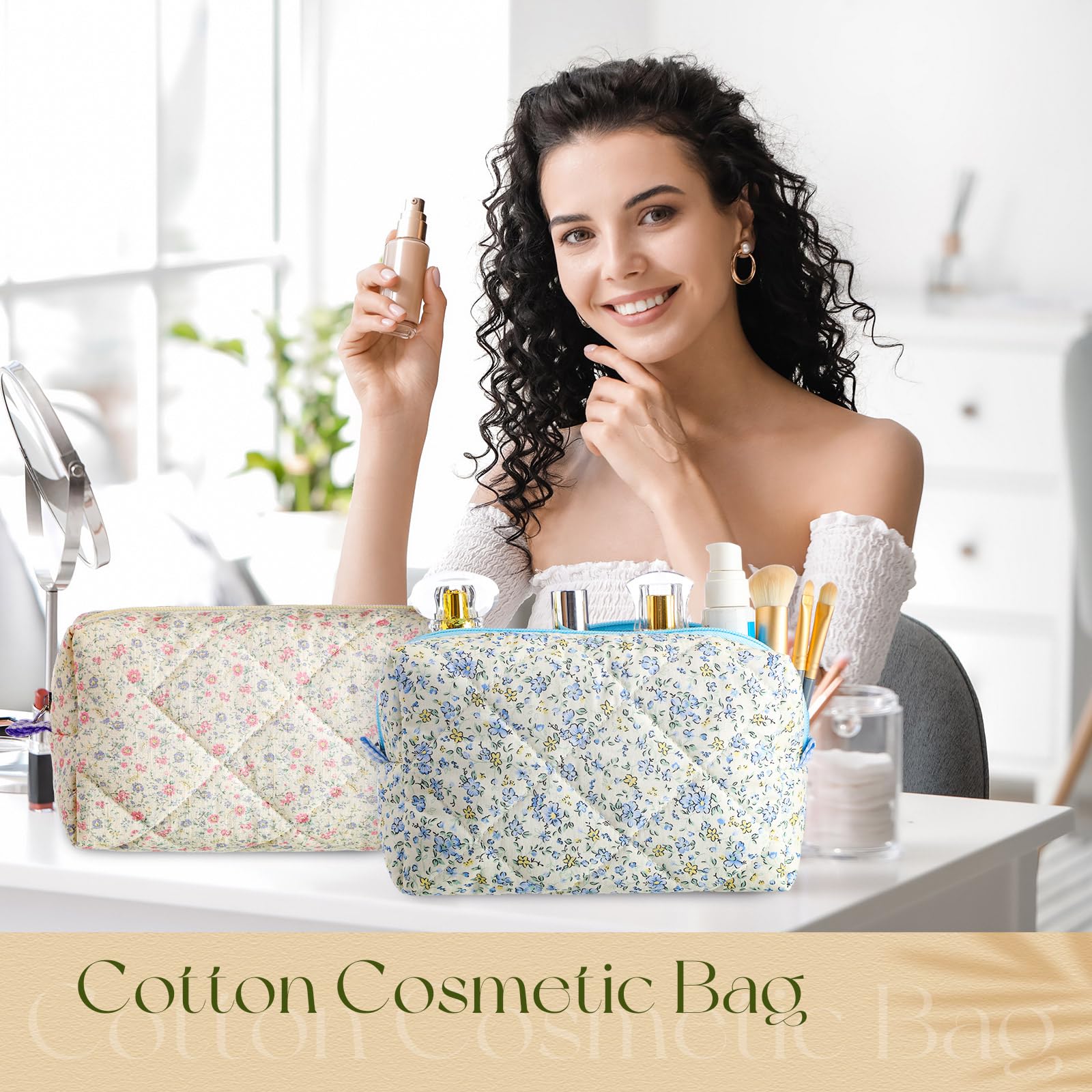 Paterr bolsa cosméticos para viajes, ideal para casa, oficina y salidas