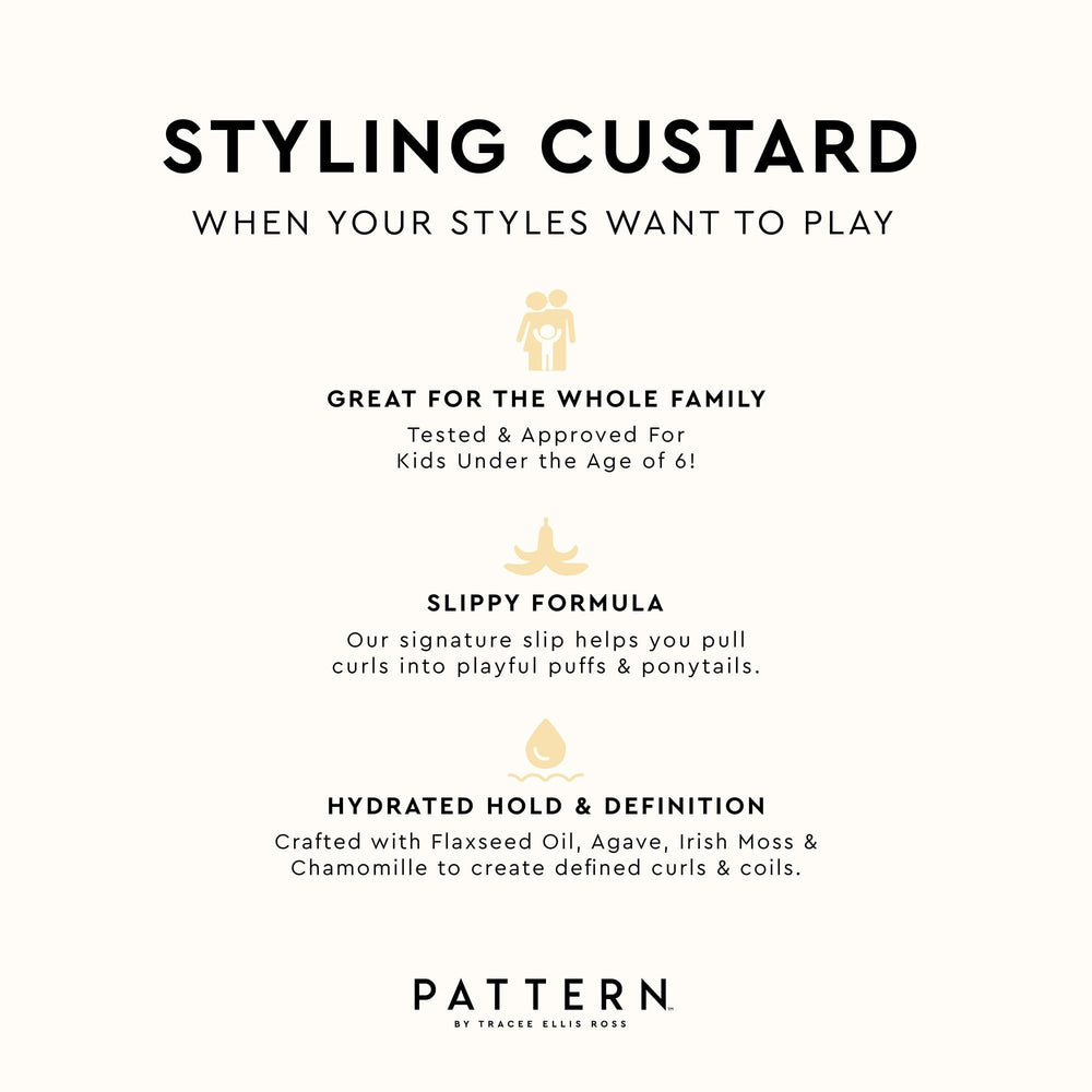 PATTERN Styling Custard, parfum-faible: parfum synthétique discret.